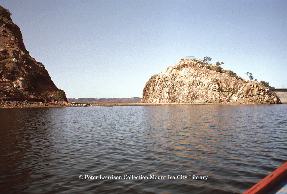 Lake Moondarra spillway, July 1963
