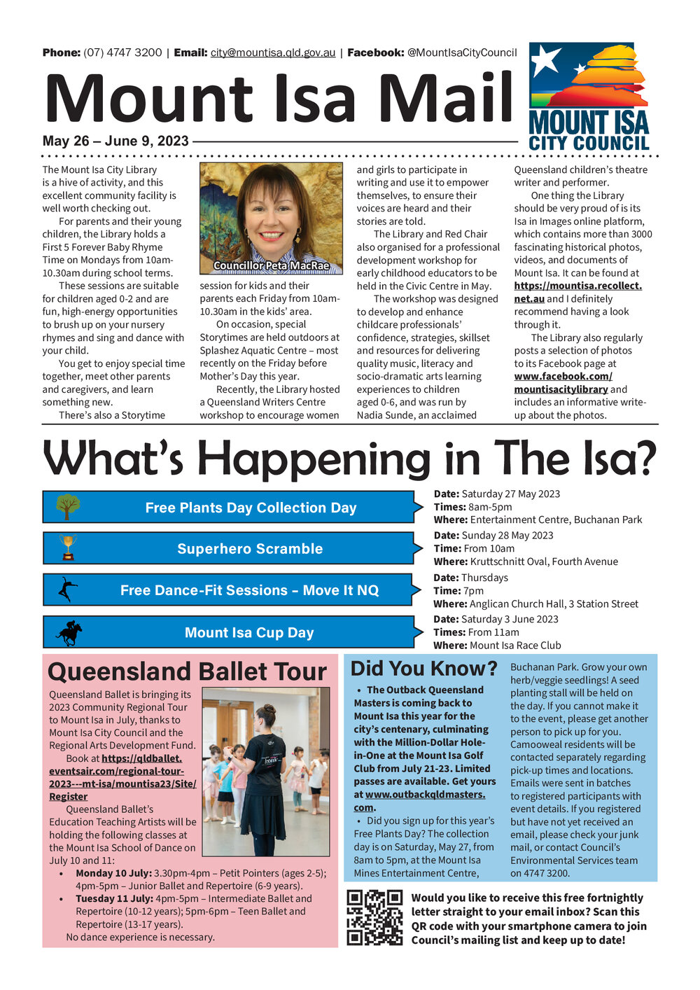 Mount Isa Mail, 26 May 2023