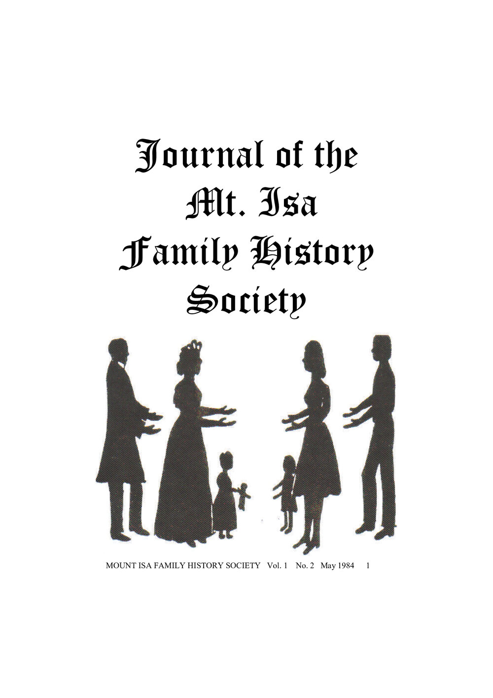 Journal of the Mount Isa Family History Society No.2