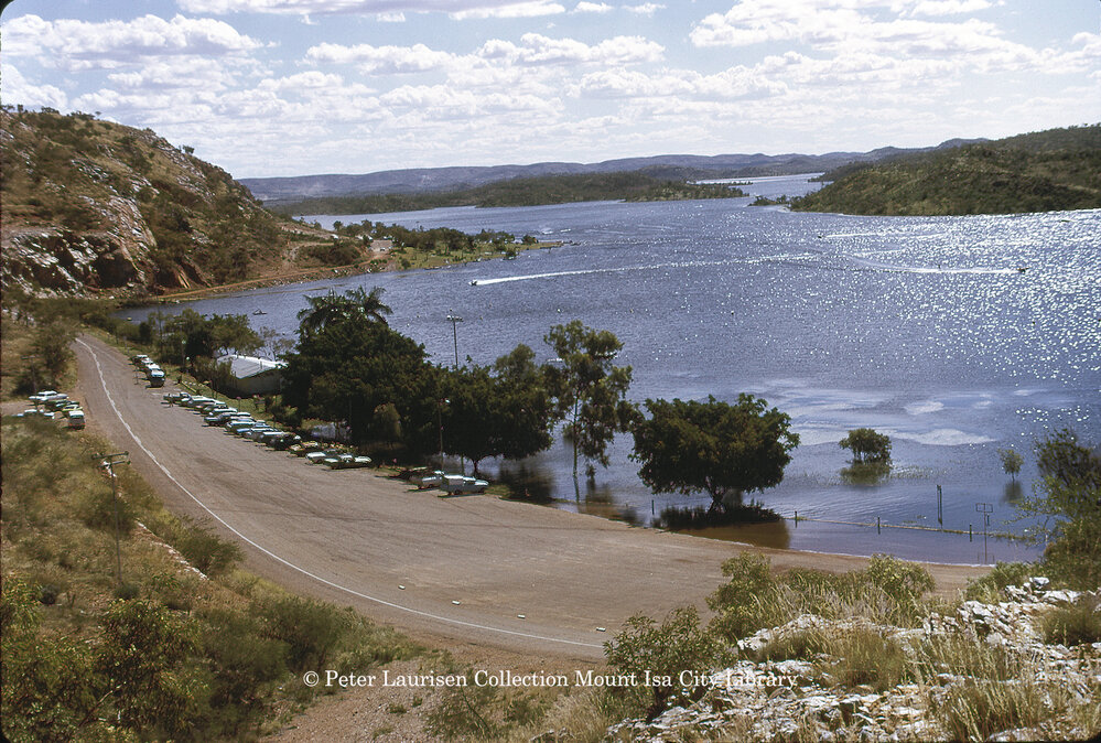 Transport Bay, Lake Moondarra, February 1975