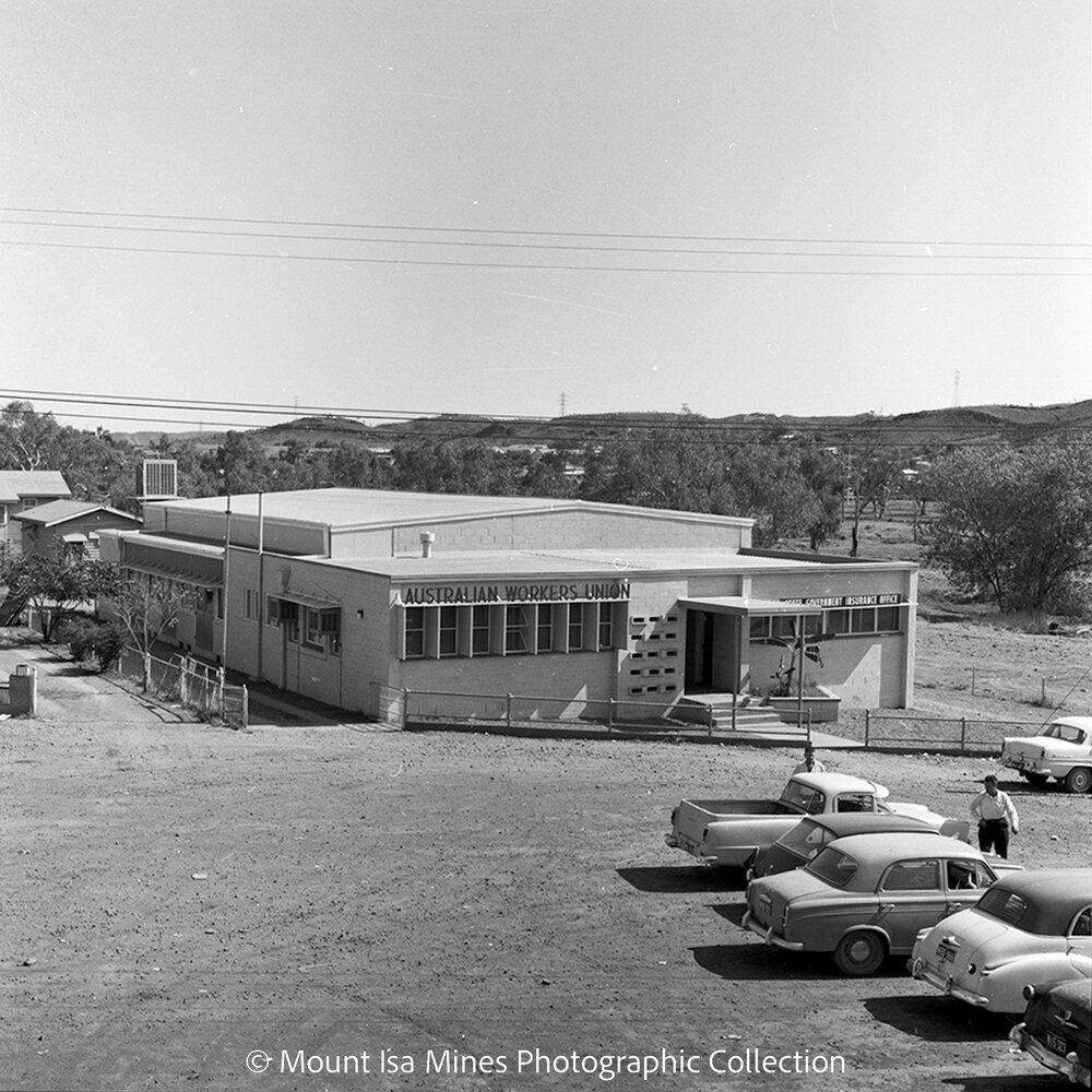 Australian Workers Union Hall, Mount Isa City, September 1964
