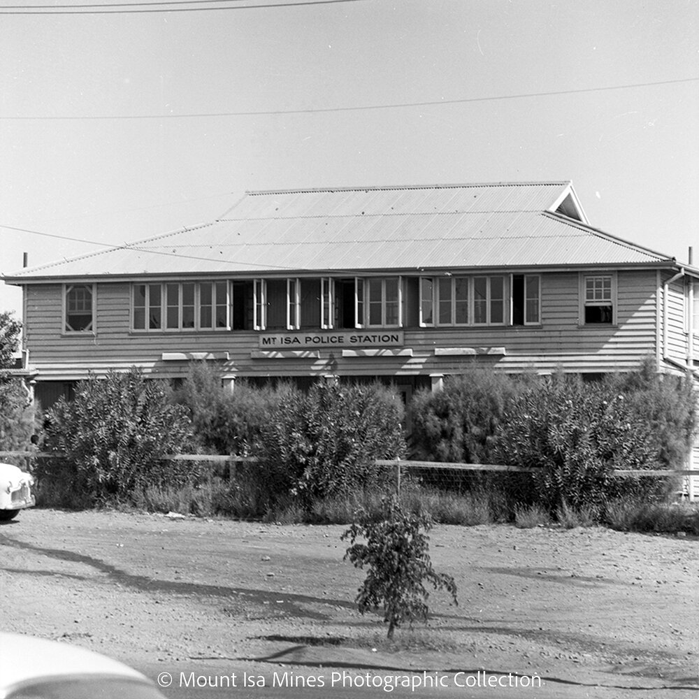 Mount Isa Police Station, Mount Isa City, September 1964
