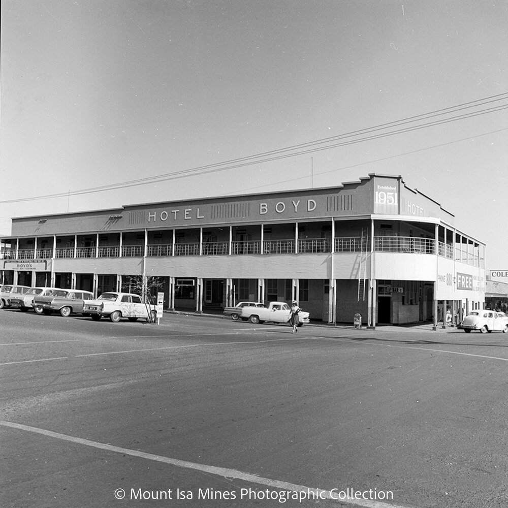 Hotel Boyd, Mount Isa City, September 1964