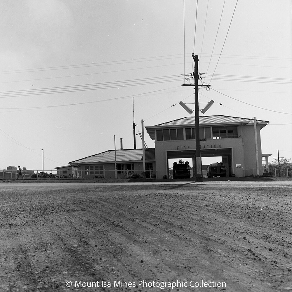 Mount Isa Fire Station, Mount Isa City, September 1964
