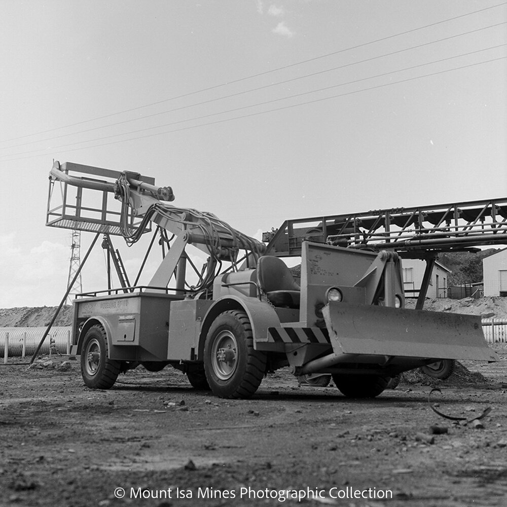 Utility unit for caving, Mount Isa Mines, October 1964