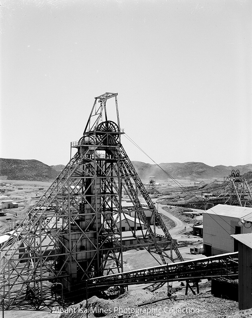No. 2 Ore Shaft, Mount Isa Mines, March 1962