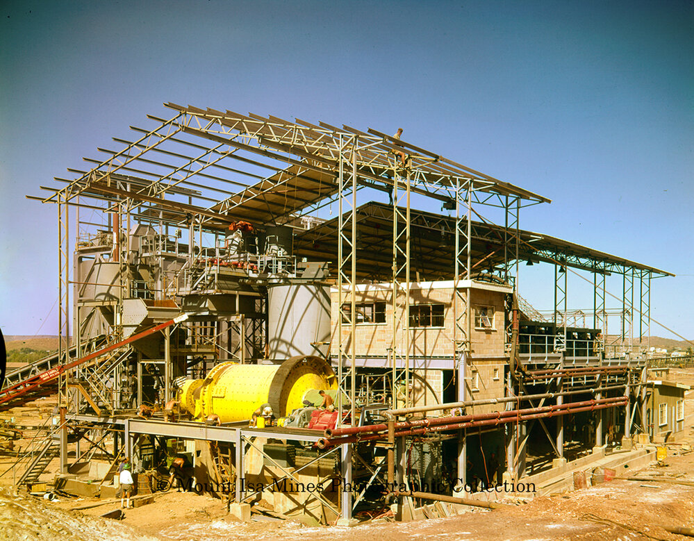 Concentrator at Track Hopper, Mount Isa Mines, c.1960s