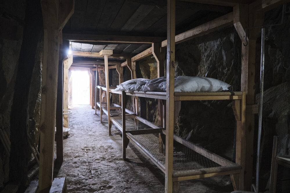 Hospital beds, Underground Hospital, May 2023