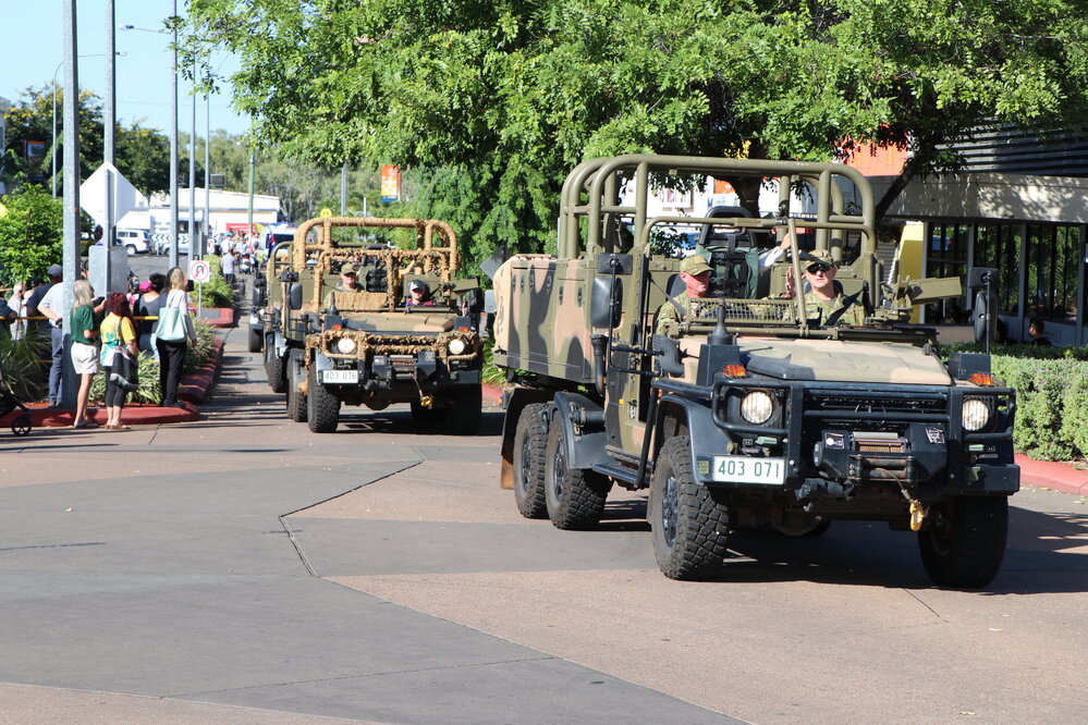 Army at Anzac Parade, April 2023