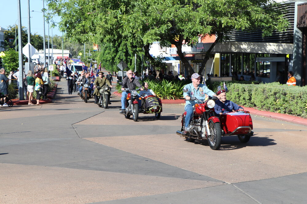 Veterans at Anzac Parade, April 2023
