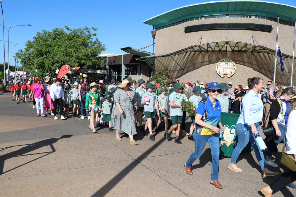 St Joseph's Catholic School at Anzac Parade, April 2023