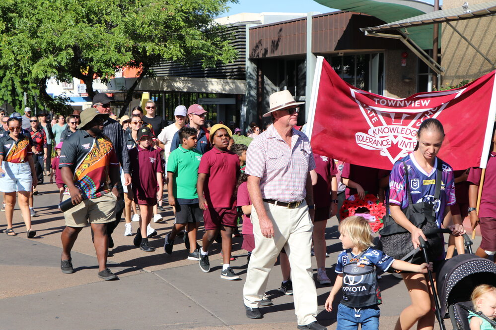 Townview State School at Anzac Parade, April 2023