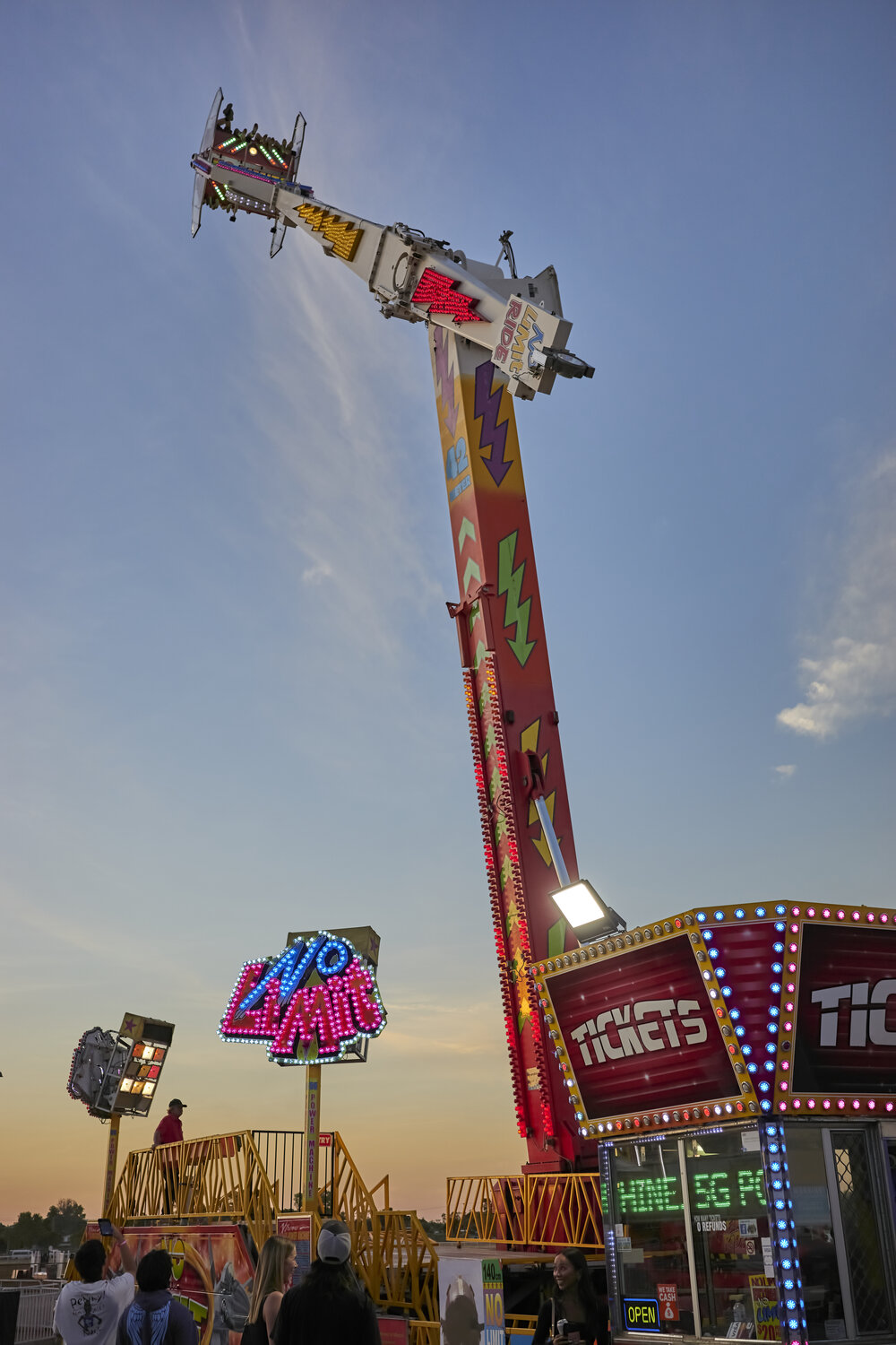 No Limit Ride, Mount Isa Show, June 2023