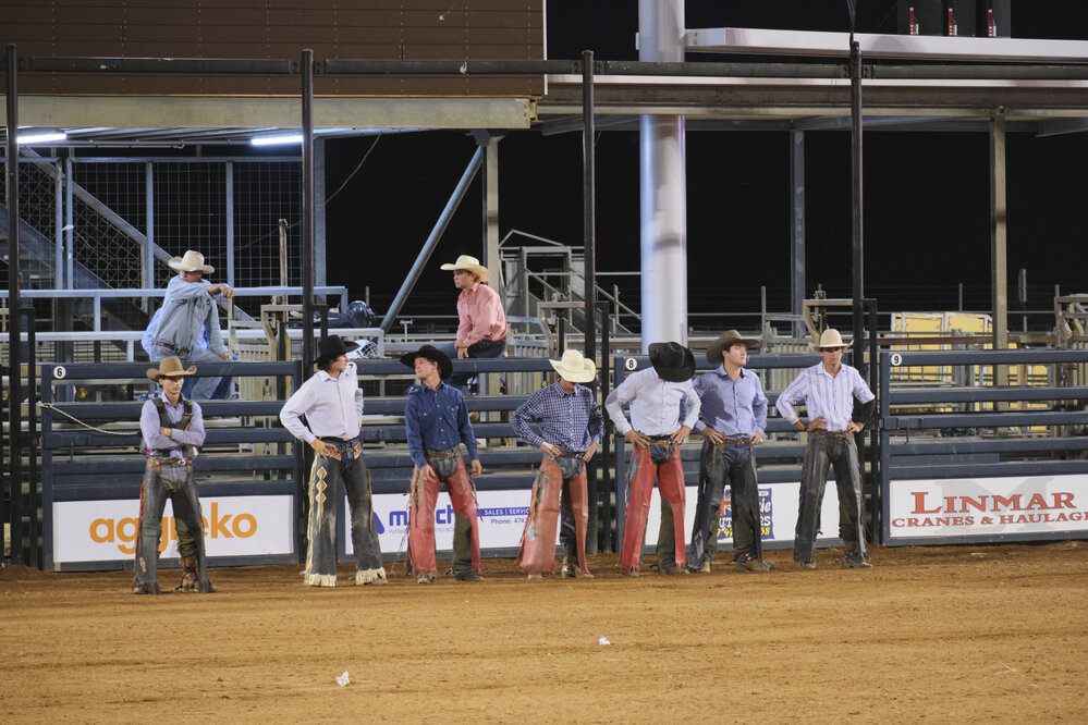 Cowboys, Mount Isa Show, June 2023