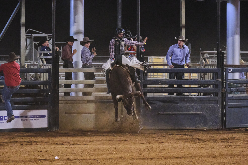 Bull Ride, Mount Isa Show, June 2023