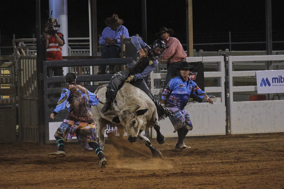 Bull Ride, Mount Isa Show, June 2023