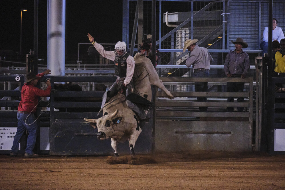 Bull Ride, Mount Isa Show, June 2023