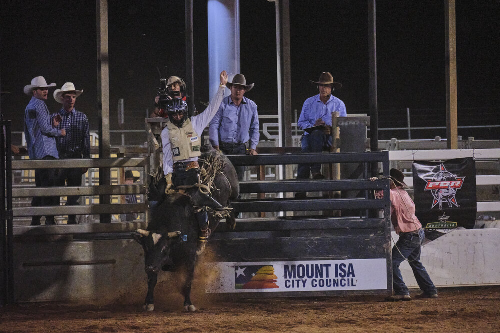 Bull Ride, Mount Isa Show, June 2023