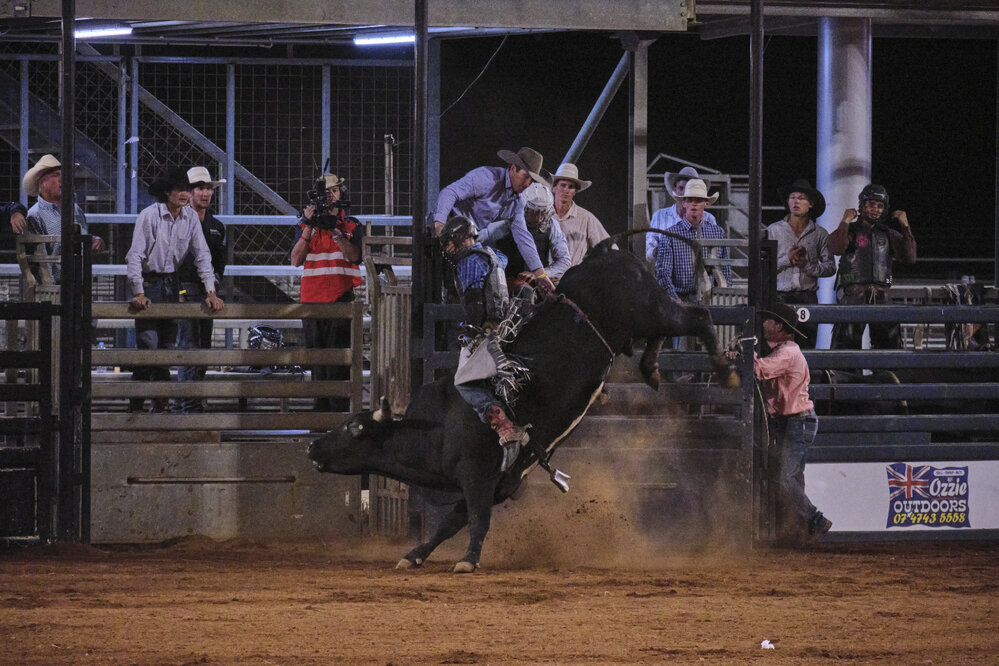 Bull Ride, Mount Isa Show, June 2023