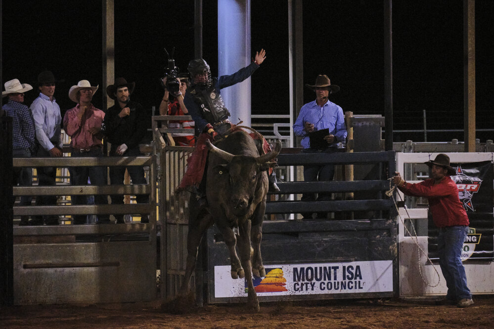 Bull Ride, Mount Isa Show, June 2023