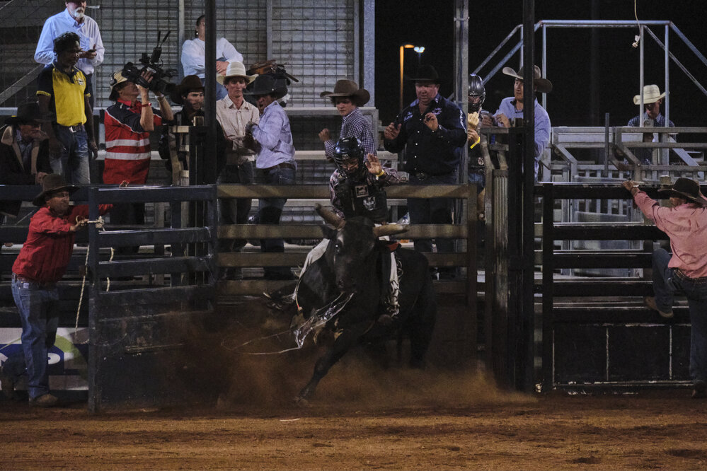 Bull Ride, Mount Isa Show, June 2023