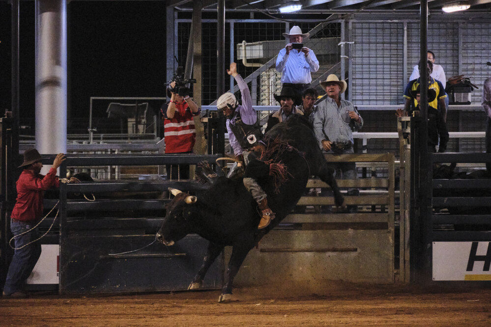 Bull Ride, Mount Isa Show, June 2023
