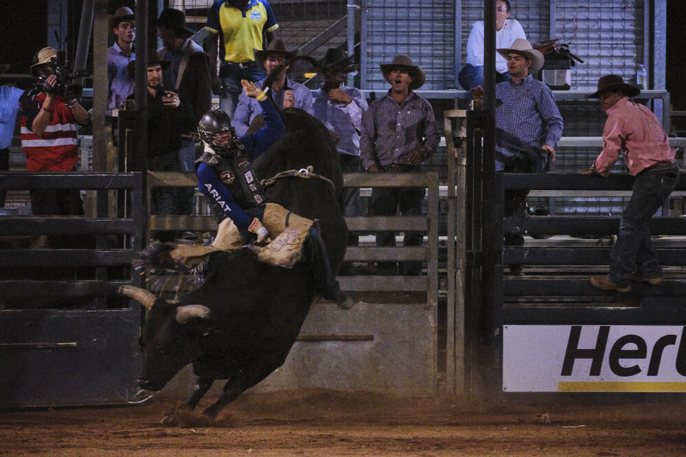 Bull Ride, Mount Isa Show, June 2023