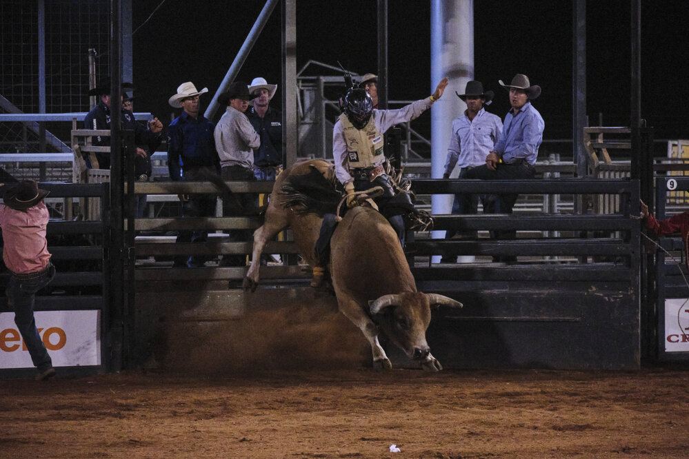 Bull Ride, Mount Isa Show, June 2023