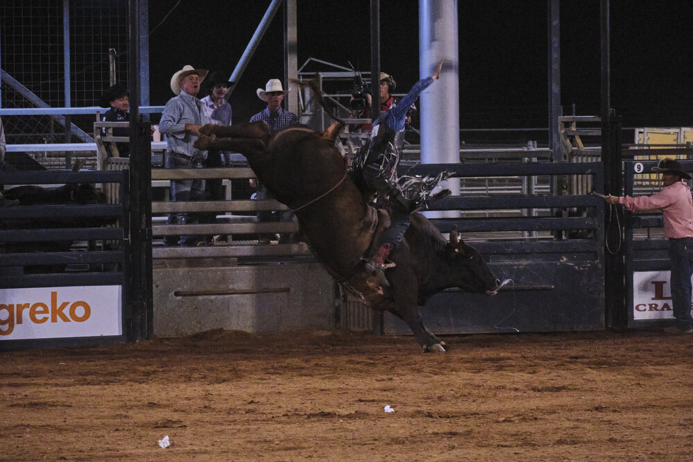 Bull Ride, Mount Isa Show, June 2023