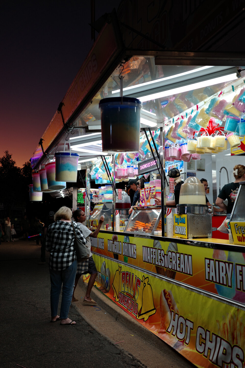Food stall, Isa Street Festival, August 2023