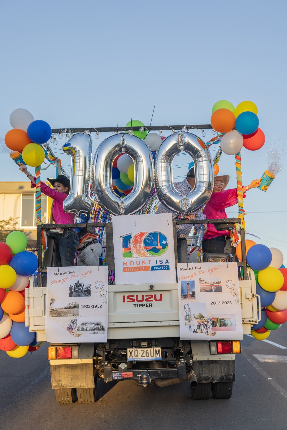 Mount Isa City Council float at Street Parade, Isa Street Festival, August 2023