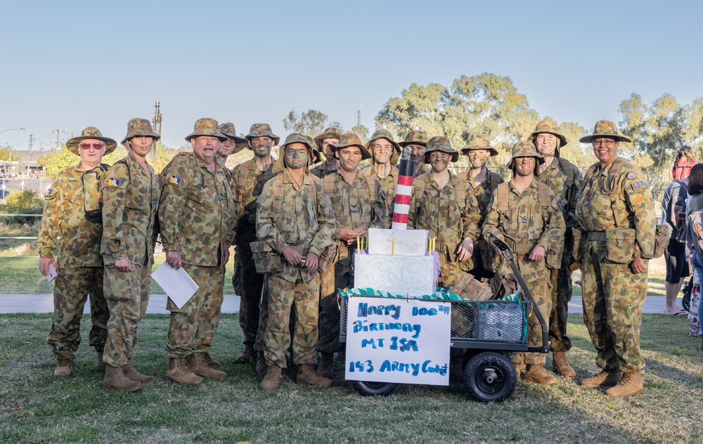 Mount Isa Army Cadets at Street Parade, Isa Street Festival, August 2023