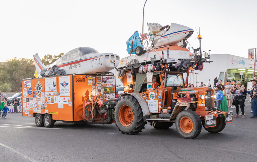 Royal Flying Doctor Service at Street Parade, Isa Street Festival, August 2023