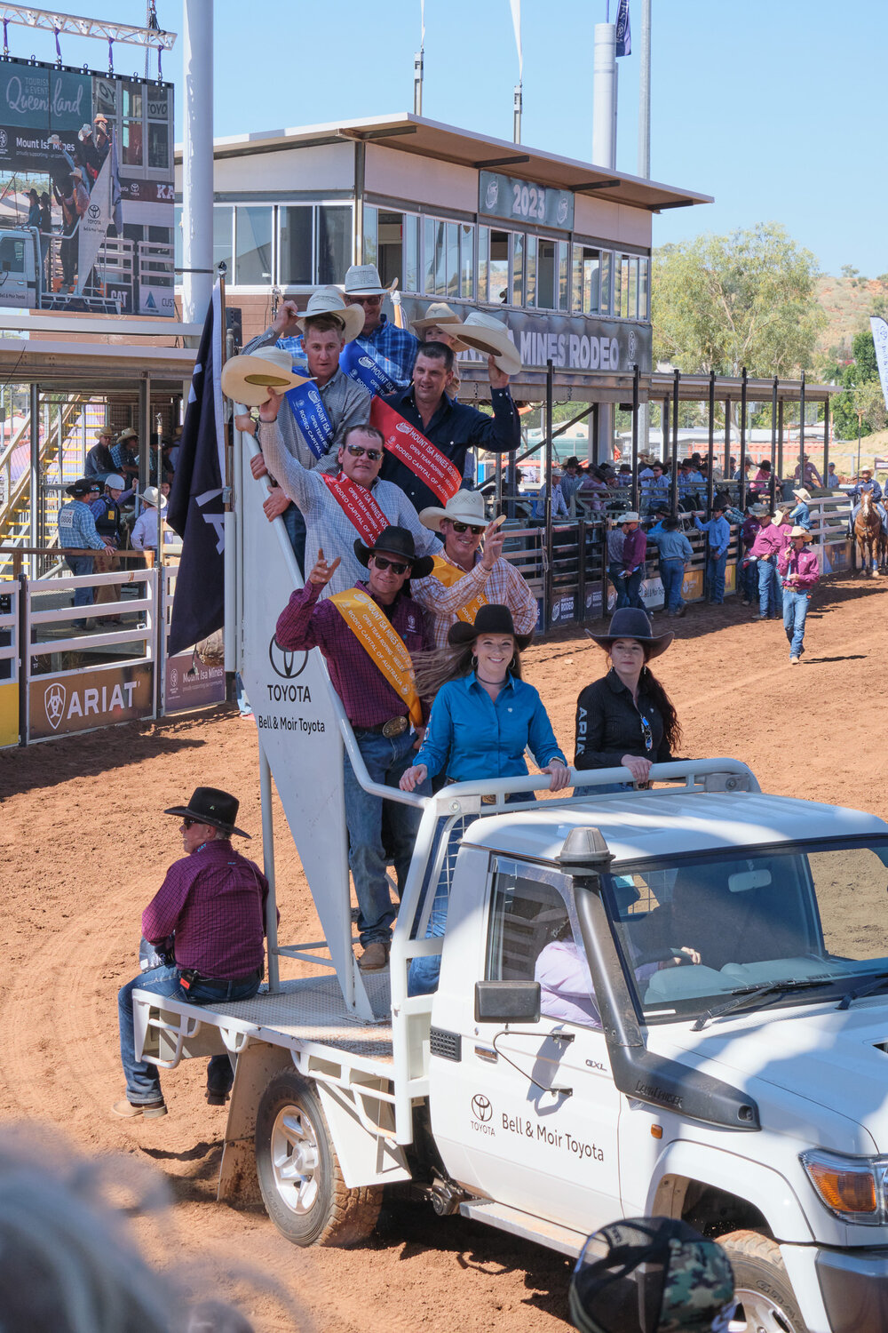 Open Team Roping, Mount Isa Mines Rodeo, August 2023
