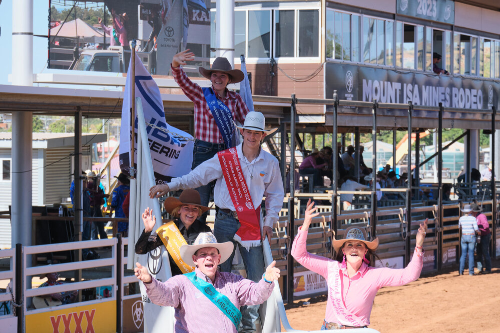 Junior Barrel Race, Mount Isa Mines Rodeo, August 2023