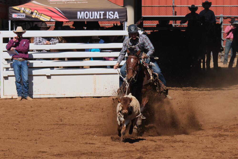 Rope &amp; Tie, Mount Isa Mines Rodeo, August 2023