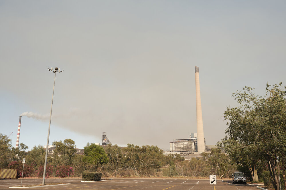 Ash covers Mount Isa, October 2023