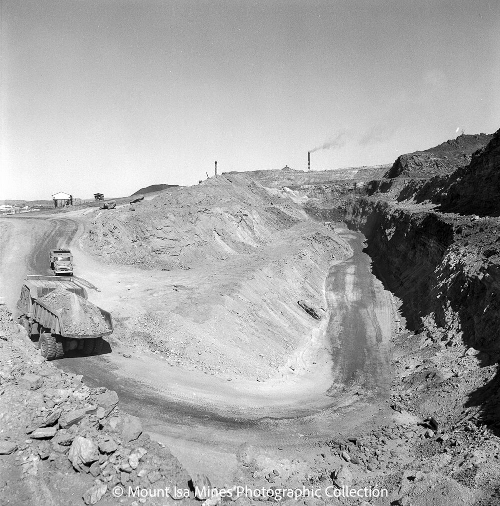 Black Rock Open Cut, Mount Isa Mines, July 1969