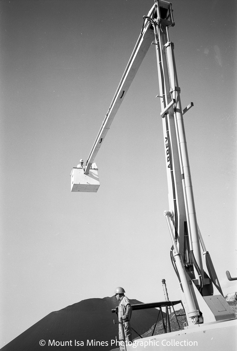 Abbey bucket truck, Mount Isa Mines, August 1969