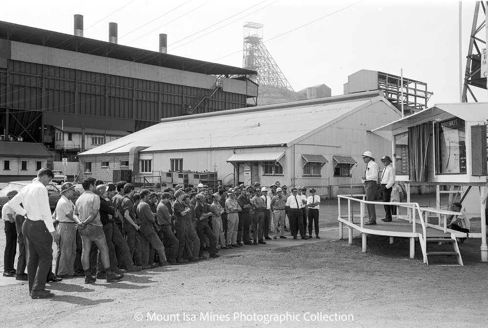 Safety presentation for engineering, Mount Isa Mines, December 1969