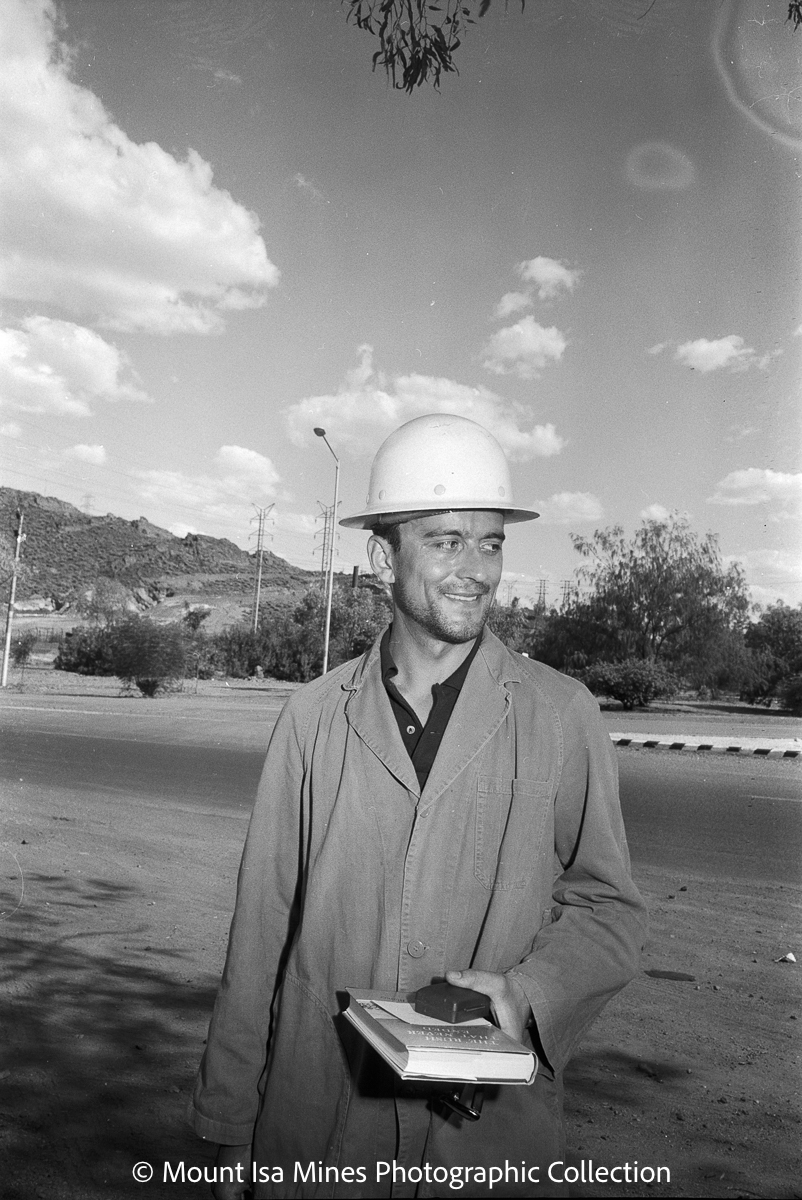 The 14,000th visitor visiting Mount Isa Mines in 1969, December 1969