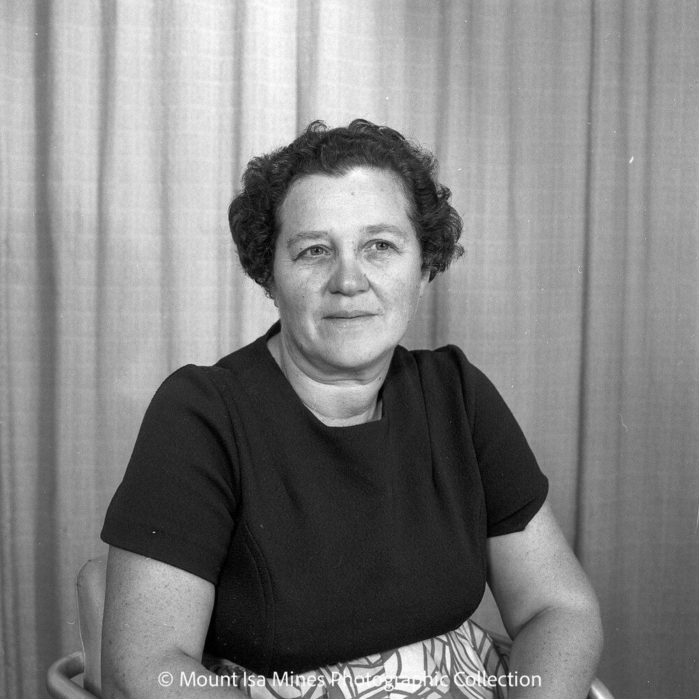 Portrait of Hilda Preul, July 1969