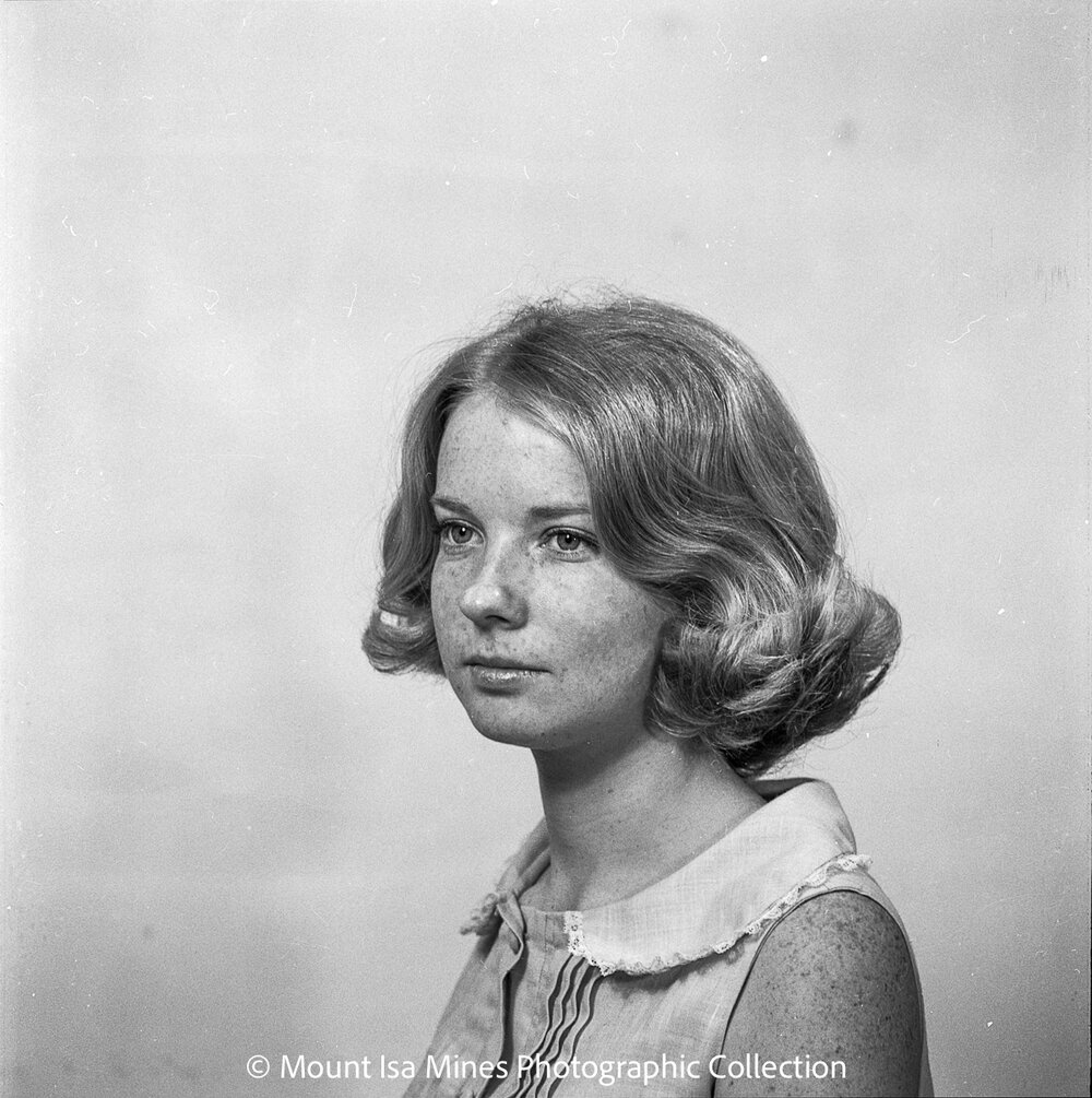Portrait of Michelle Kennett, January 1970