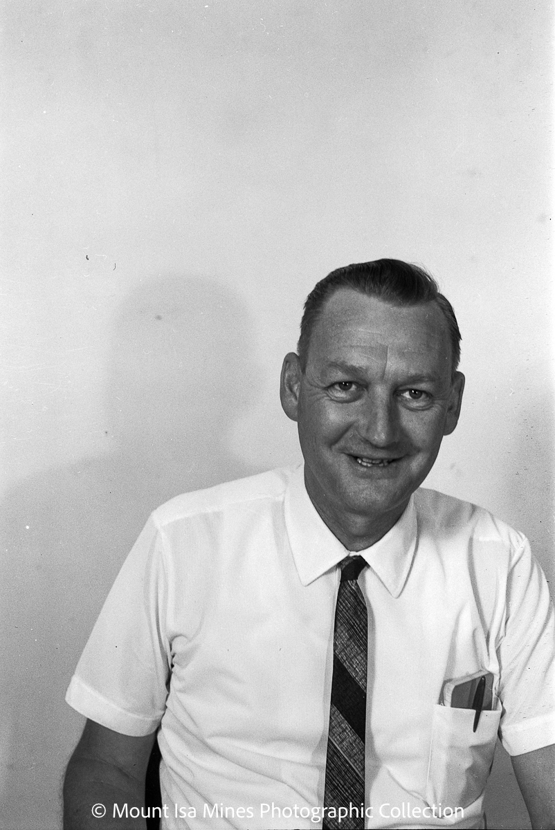 Portrait of John Middlin, January 1970