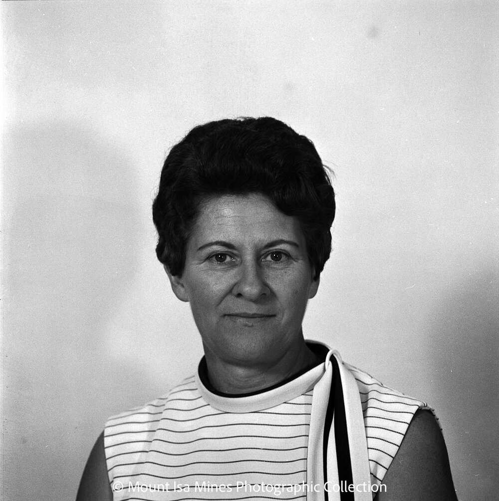 Portrait of unknown person, January 1970