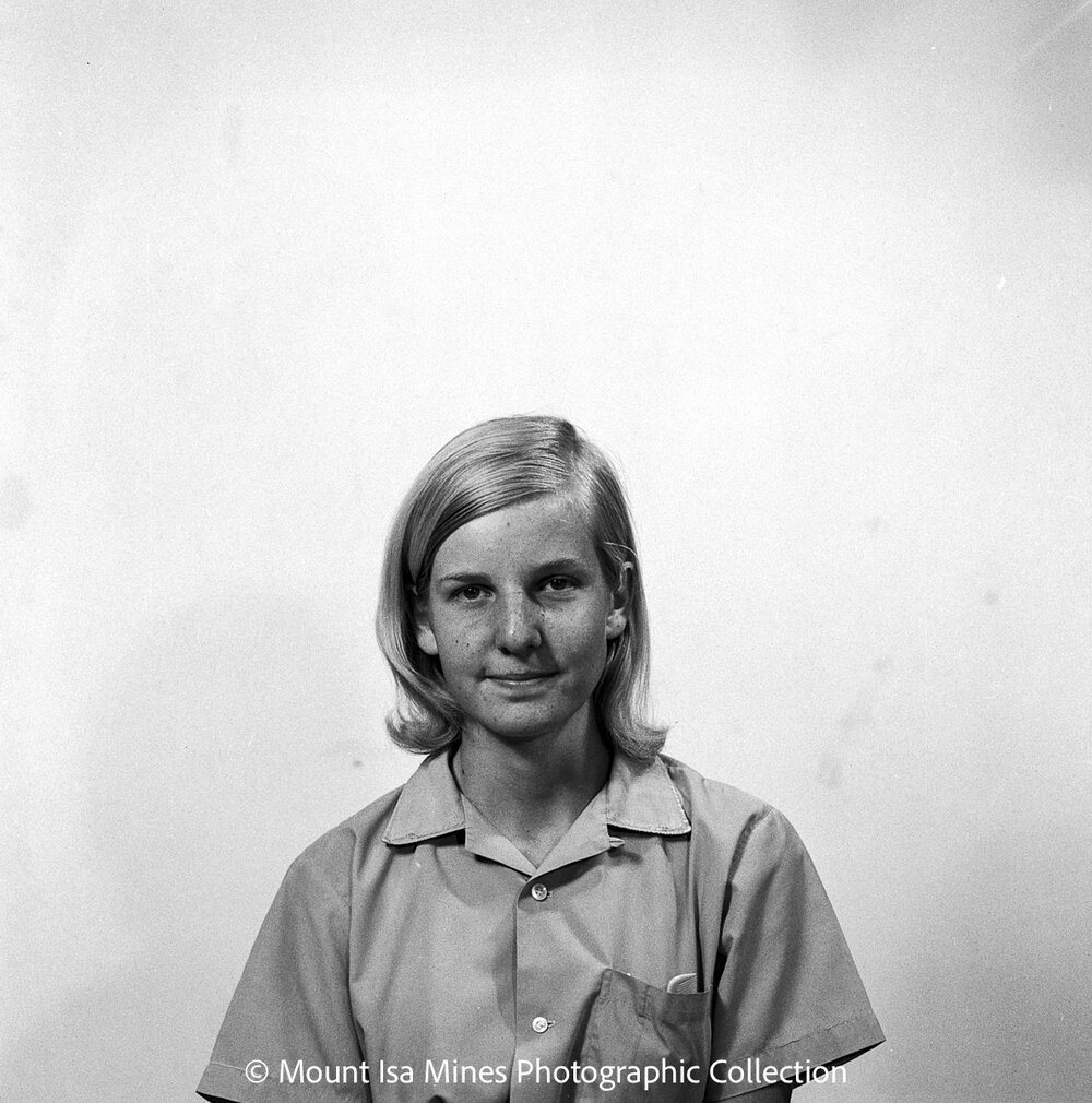 Portrait of Leonie Jury, February 1970