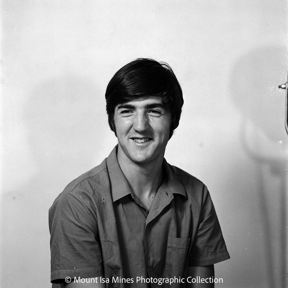 Portrait of unknown man, March 1970