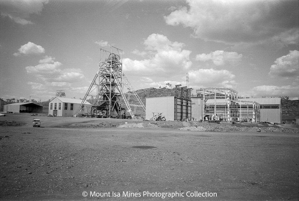 A10S X41 under construction, Mount Isa Mines, February 1970