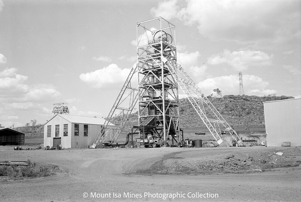 A10S X41 under construction, Mount Isa Mines, February 1970