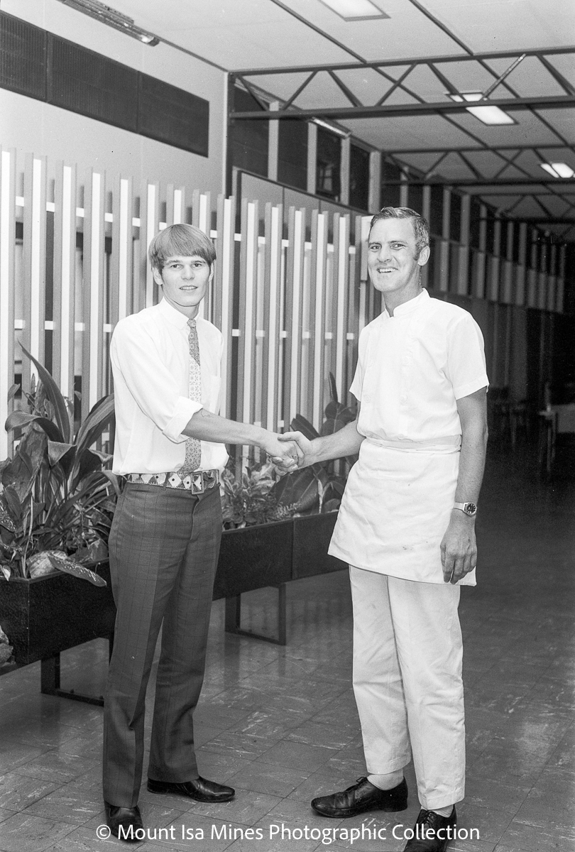 MIM apprentice cooks' party, February 1970